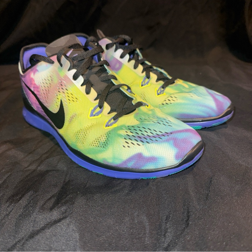 Nike Free Run Vibrant Multicolor Women’s Athletic Shoes 9.5 - Picture 2 of 15